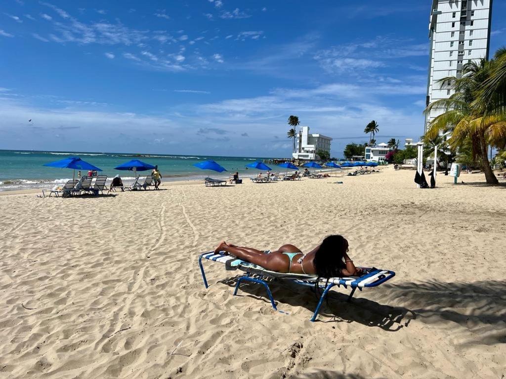 Hobie Oceanfront Apartment At Isla Verde San Juan Dış mekan fotoğraf