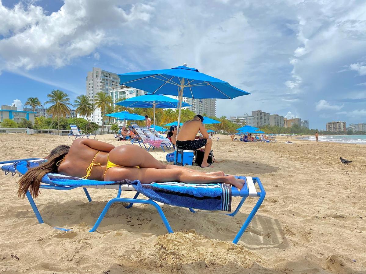 Hobie Oceanfront Apartment At Isla Verde San Juan Dış mekan fotoğraf